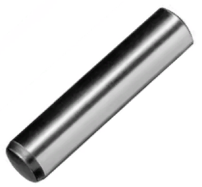 Штифт DIN 923: ступінчастий з плоскою головкою та прямим шліцом